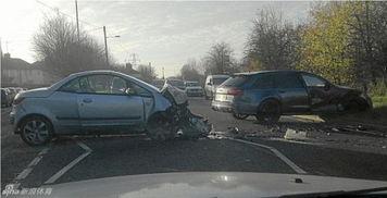 欧美明星撞车图片大全,惊心动魄的瞬间回顾